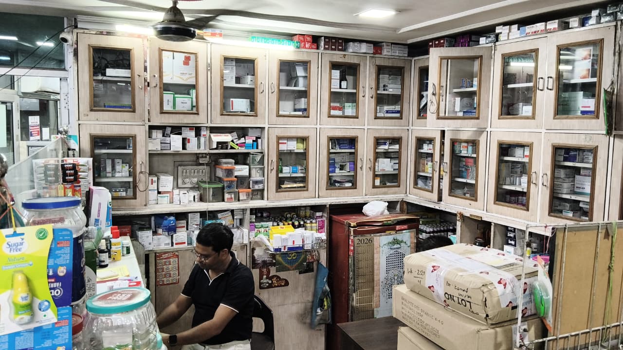 Krishna Medical Store interior